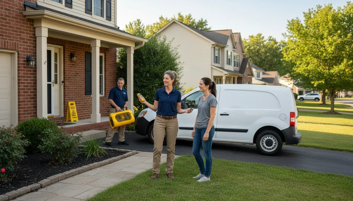 Water restoration image for Water Damage & Restoration Services in Virgil, KS
